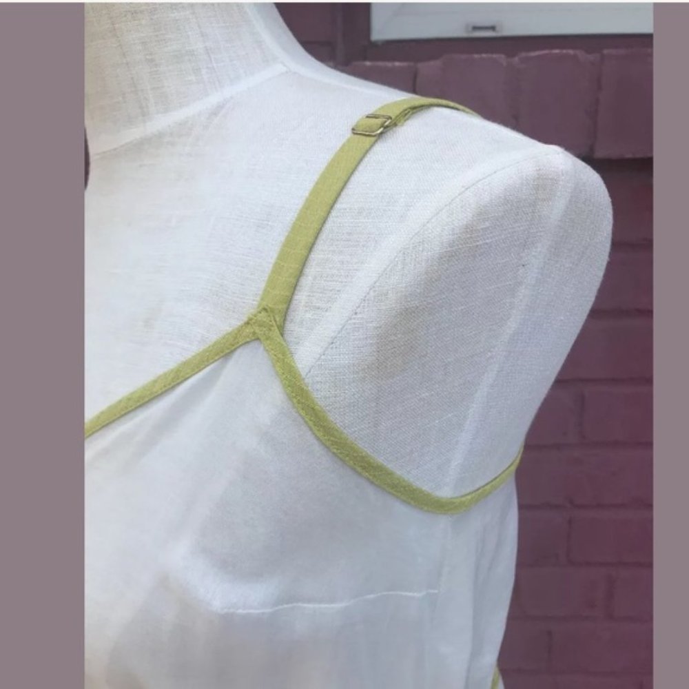 Anthropologie White Cotton Summer Dress - Picture 4 of 6